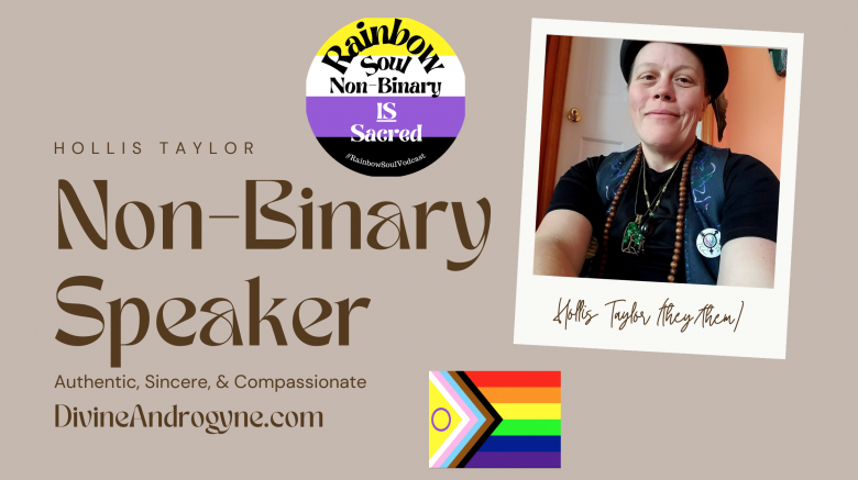 Gender Activist Hollis Taylor - A Nonbinary Speaker